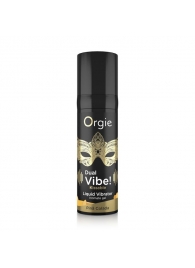 Съедобный гель Dual Vibe Pina Colada с эффектом вибрации и вкусом коктейля пина колада - 15 мл. - ORGIE - купить с доставкой в Магнитогорске