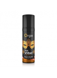 Съедобный гель Dual Vibe Sex On The Beach с эффектом вибрации и вкусом коктейля «секс на пляже» - 15 мл. - ORGIE - купить с доставкой в Магнитогорске