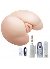 Вибрирующий мастурбатор-попка с ротацией и пультом управления - Baile - в Магнитогорске купить с доставкой