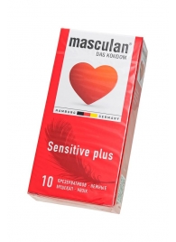 Презервативы Masculan Sensitive plus - 10 шт. - Masculan - купить с доставкой в Магнитогорске