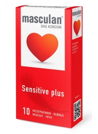 Презервативы Masculan Sensitive plus - 10 шт. - Masculan - купить с доставкой в Магнитогорске