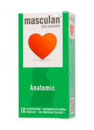 Презервативы анатомической формы Masculan Anatomic - 10 шт. - Masculan - купить с доставкой в Магнитогорске
