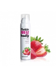 Массажная хрустящая пенка Tickle My Body Strawberry с ароматом клубники - 150 мл. - Love to Love - купить с доставкой в Магнитогорске