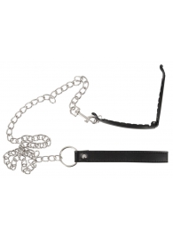 Зажим для половых губ с поводком Pussy Clamp With A Leash - Orion - купить с доставкой в Магнитогорске