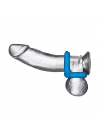 Комплект из 2 эрекционных колец-восьмерок 2-Pack Duo Cock And Ball Stamina Enhancement Ring - BlueLine - в Магнитогорске купить с доставкой