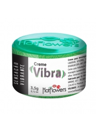 Возбуждающий крем Vibra с эффектом вибрации - 3,5 гр. - HotFlowers - купить с доставкой в Магнитогорске