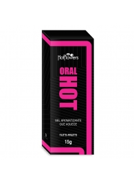 Гель для оральных ласк Oral Hot с согревающим эффектом - 15 гр. - HotFlowers - купить с доставкой в Магнитогорске