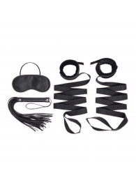 Эротический набор 4PC Bondage Bed Strap   Flogger Kit - Lux Fetish - купить с доставкой в Магнитогорске