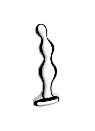 Стальной анальный фаллоимитатор для простаты Stainless Steel Anal Beads - 13 см. - b-Vibe - в Магнитогорске купить с доставкой