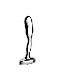 Стальной стимулятор простаты Stainless Steel Prostate Plug - 11,5 см. - b-Vibe - в Магнитогорске купить с доставкой