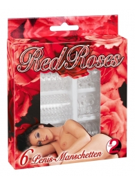 Набор из 6 насадок с шипиками Red Roses - Orion - в Магнитогорске купить с доставкой