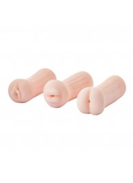 Набор из 3 мастурбаторов The Girl Next Door Tina - Dream Toys - в Магнитогорске купить с доставкой