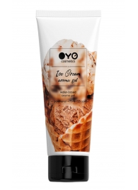 Лубрикант на водной основе OYO Aroma Gel Ice Cream с ароматом пломбира - 75 мл. - OYO - купить с доставкой в Магнитогорске