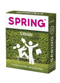 Классические презервативы SPRING CLASSIC - 3 шт. - SPRING - купить с доставкой в Магнитогорске