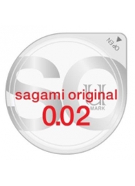 Ультратонкий презерватив Sagami Original - 1 шт. - Sagami - купить с доставкой в Магнитогорске