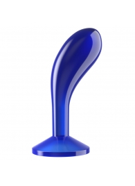 Синяя анальная втулка Flawless Clear Prostate Plug 6.0 - 15 см. - Lovetoy - в Магнитогорске купить с доставкой