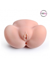 Реалистичный мастурбатор с двумя функциональными отверстиями - Erowoman-Eroman - в Магнитогорске купить с доставкой