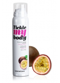 Массажная хрустящая пенка Tickle my body с ароматом маракуйи - 150 мл. - Love to Love - купить с доставкой в Магнитогорске