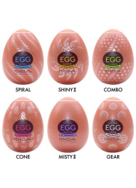 Набор из 6 мастурбаторов-яиц Tenga Egg Variety Pack V - Tenga - в Магнитогорске купить с доставкой