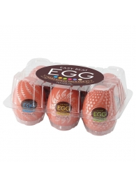 Набор из 6 мастурбаторов-яиц Tenga Egg Variety Pack V - Tenga - в Магнитогорске купить с доставкой