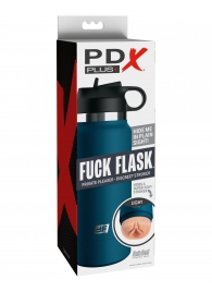 Мастурбатор-вагина в синей колбе F*ck Flask - Pipedream - в Магнитогорске купить с доставкой