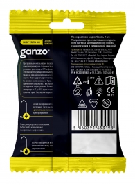 Ультратонкие презервативы Ganzo Ultra thin в мягкой упаковке - 3 шт. - Ganzo - купить с доставкой в Магнитогорске