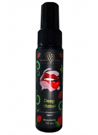 Спрей для горла Deep Throat с десенсибилизирующим эффектом и вкусом клубники - 50 мл. - БиоМед - купить с доставкой в Магнитогорске