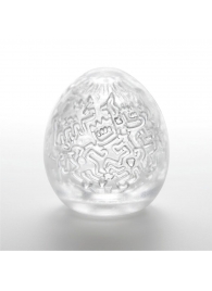 Мастурбатор-яйцо Keith Haring EGG PARTY - Tenga - в Магнитогорске купить с доставкой