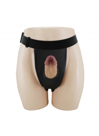 Полый страпон на регулируемых трусиках Houston - 17,5 см. - Baile - купить с доставкой в Магнитогорске