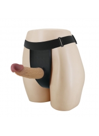 Полый страпон на регулируемых трусиках Houston - 17,5 см. - Baile - купить с доставкой в Магнитогорске