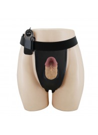 Полый вибрострапон на регулируемых трусиках Draven - 17,5 см. - Baile - купить с доставкой в Магнитогорске