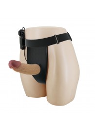 Полый вибрострапон на регулируемых трусиках Draven - 17,5 см. - Baile - купить с доставкой в Магнитогорске