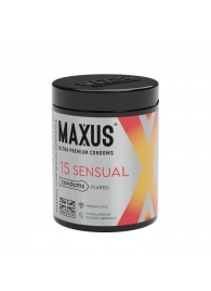Анатомические презервативы MAXUS Sensual - 15 шт. - Maxus - купить с доставкой в Магнитогорске