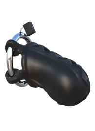 Черный замок верности Extreme Silicone Cock Blocker - Pipedream - купить с доставкой в Магнитогорске
