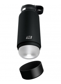 Черный мастурбатор в виде бутылки Fap Flask - Pipedream - в Магнитогорске купить с доставкой