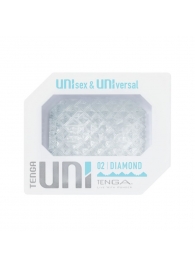Прозрачный мастурбатор-стимулятор Tenga Uni Diamond - Tenga - в Магнитогорске купить с доставкой