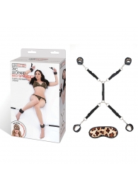 Леопардовая фиксация на матрас для рук и ног Classic Bedspreader - Lux Fetish - купить с доставкой в Магнитогорске