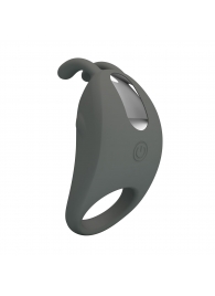 Серое эрекционное кольцо с вибрацией Master Ring - Baile - в Магнитогорске купить с доставкой