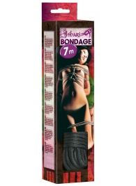 Чёрная веревка для связывания - 700 см. - Orion - купить с доставкой в Магнитогорске