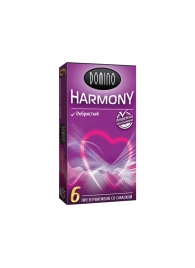 Презервативы с рёбрышками Domino Harmony - 6 шт. - Domino - купить с доставкой в Магнитогорске