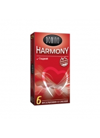 Гладкие презервативы Domino Harmony - 6 шт. - Domino - купить с доставкой в Магнитогорске