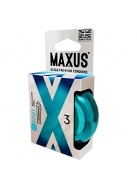 Презервативы Maxus G spot с двойной спиралью - 3 шт. - Maxus - купить с доставкой в Магнитогорске