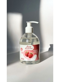 Лубрикант на водной основе Love Protection Raspberry с ароматом малины - 300 мл. - Lola Games - купить с доставкой в Магнитогорске