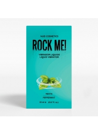 Жидкий вибратор Nuei Rock Me! с ароматом мяты - 20 мл. - Nuei cosmetics - купить с доставкой в Магнитогорске