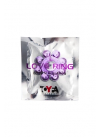 Мягкая фиолетовая гелевая насадка - Toyfa Basic - в Магнитогорске купить с доставкой