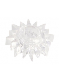 Прозрачное гелевое эрекционное кольцо-солнце - Toyfa Basic - в Магнитогорске купить с доставкой