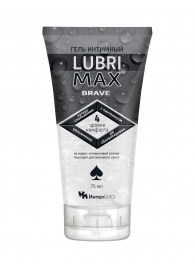 Водно-силиконовый интимный гель-смазка Lubrimax Brave - 75 мл. - ИнтелБИО - купить с доставкой в Магнитогорске