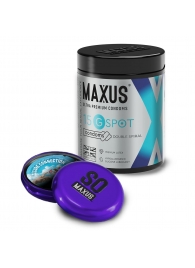 Гладкие презервативы Maxus G spot с двойной спиралью - 15 шт. - Maxus - купить с доставкой в Магнитогорске