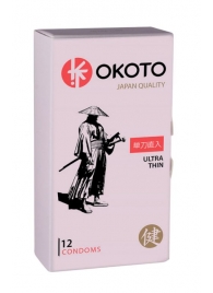 Тонкие презервативы OKOTO Ultra Thin - 12 шт. - Sitabella - купить с доставкой в Магнитогорске