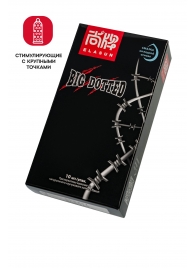 Презервативы с точками Elasun Big Dotted - 10 шт. - Elasun - купить с доставкой в Магнитогорске